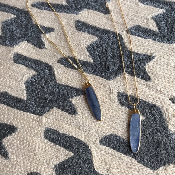 HP⭐️Estrella & Luna 18k kyonite pendant USA made - Picture 6 of 6